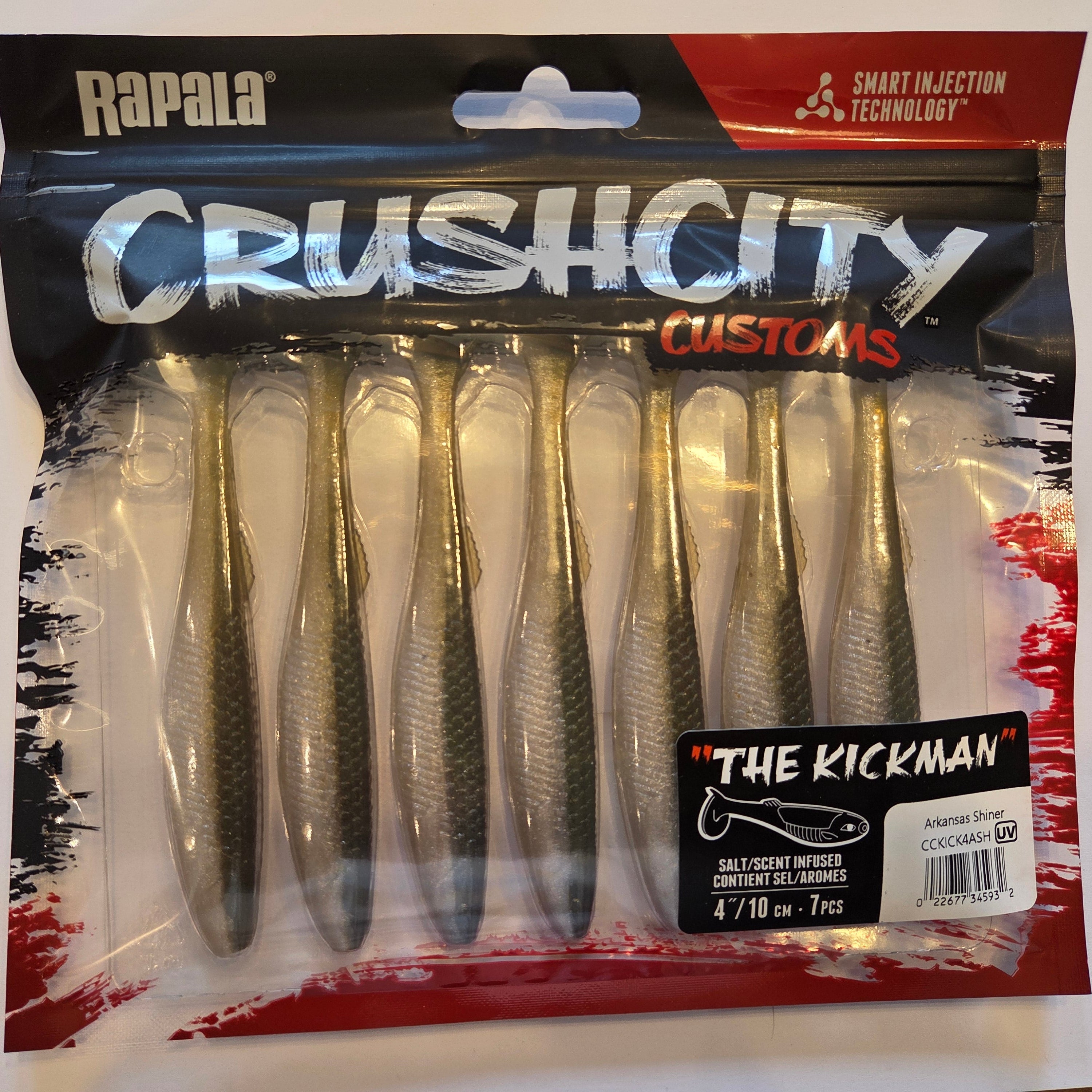 Rapala Crushcity "The Kickman"  4"/10 cm Arkansas Shiner