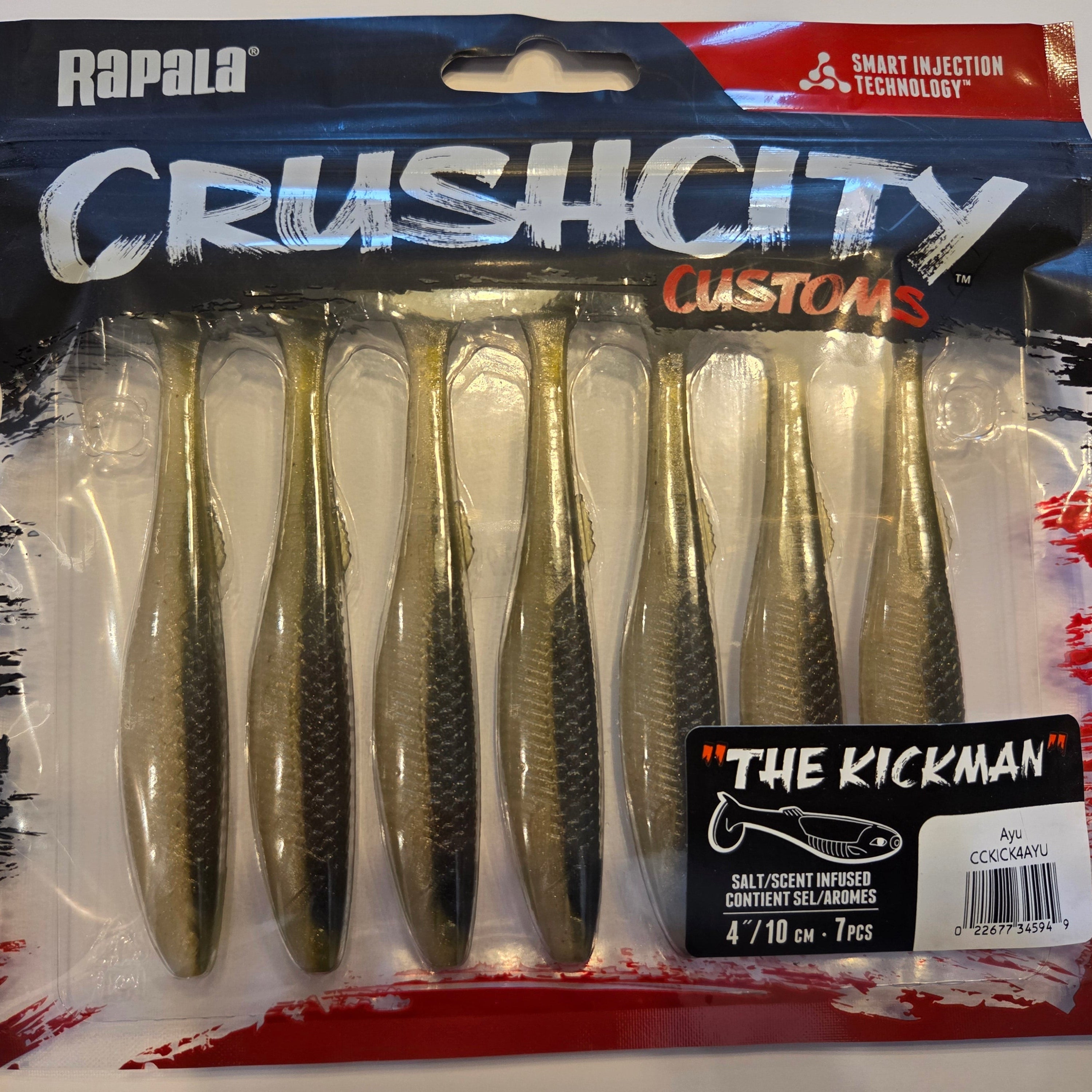 Rapala Crushcity "The Kickman" 4"/10 cm Ayu