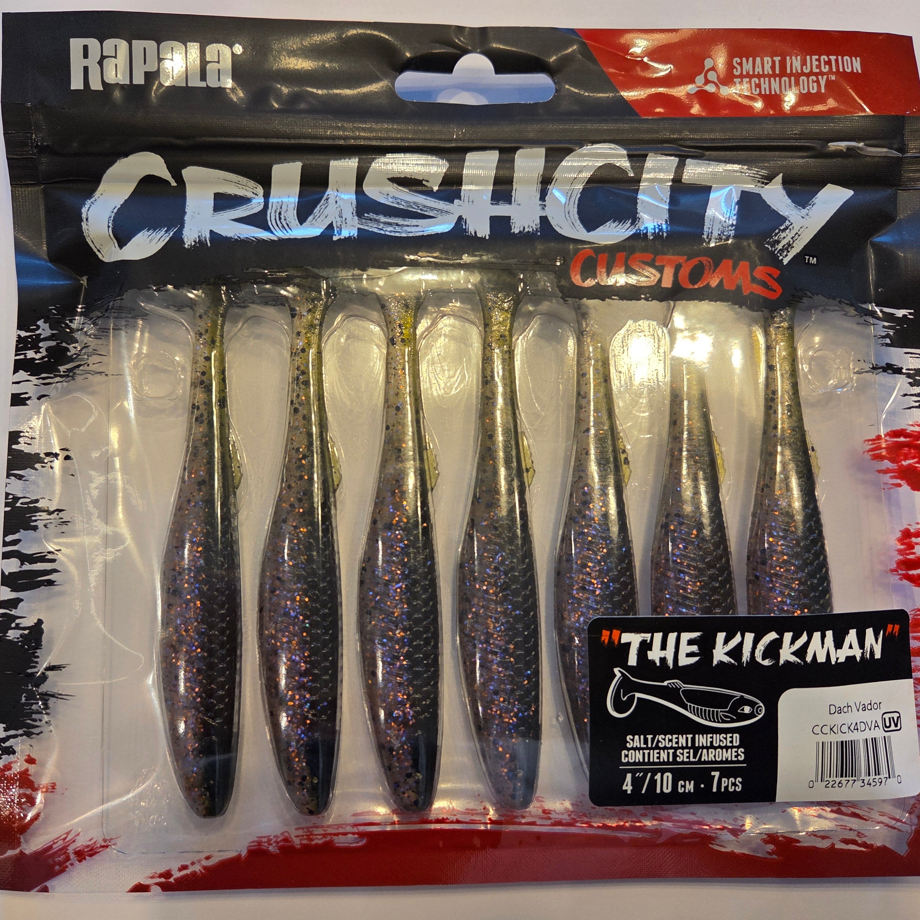 Rapala Crushcity "The Kickman"  4"/10 cm Dach Vador