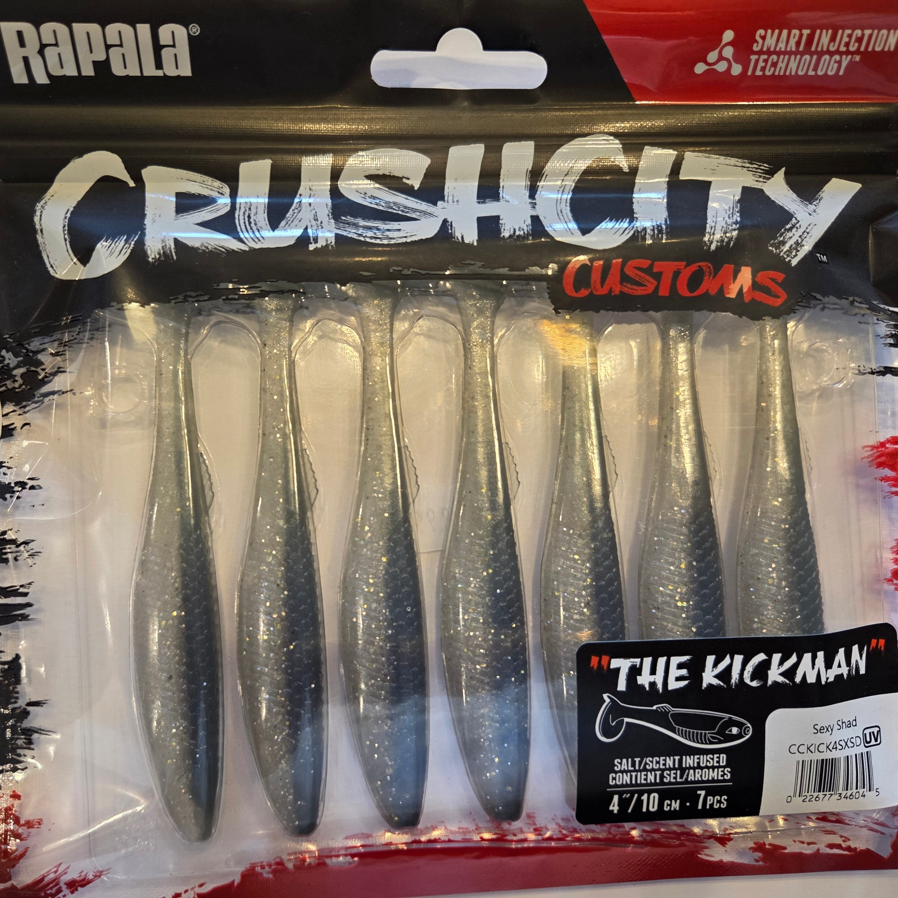 Rapala Crushcity "The Kickman"  4"/10 cm Sexy Shad