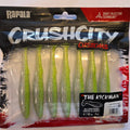Rapala Crushcity "The Kickman"  4"/10 cm Chart White Flash