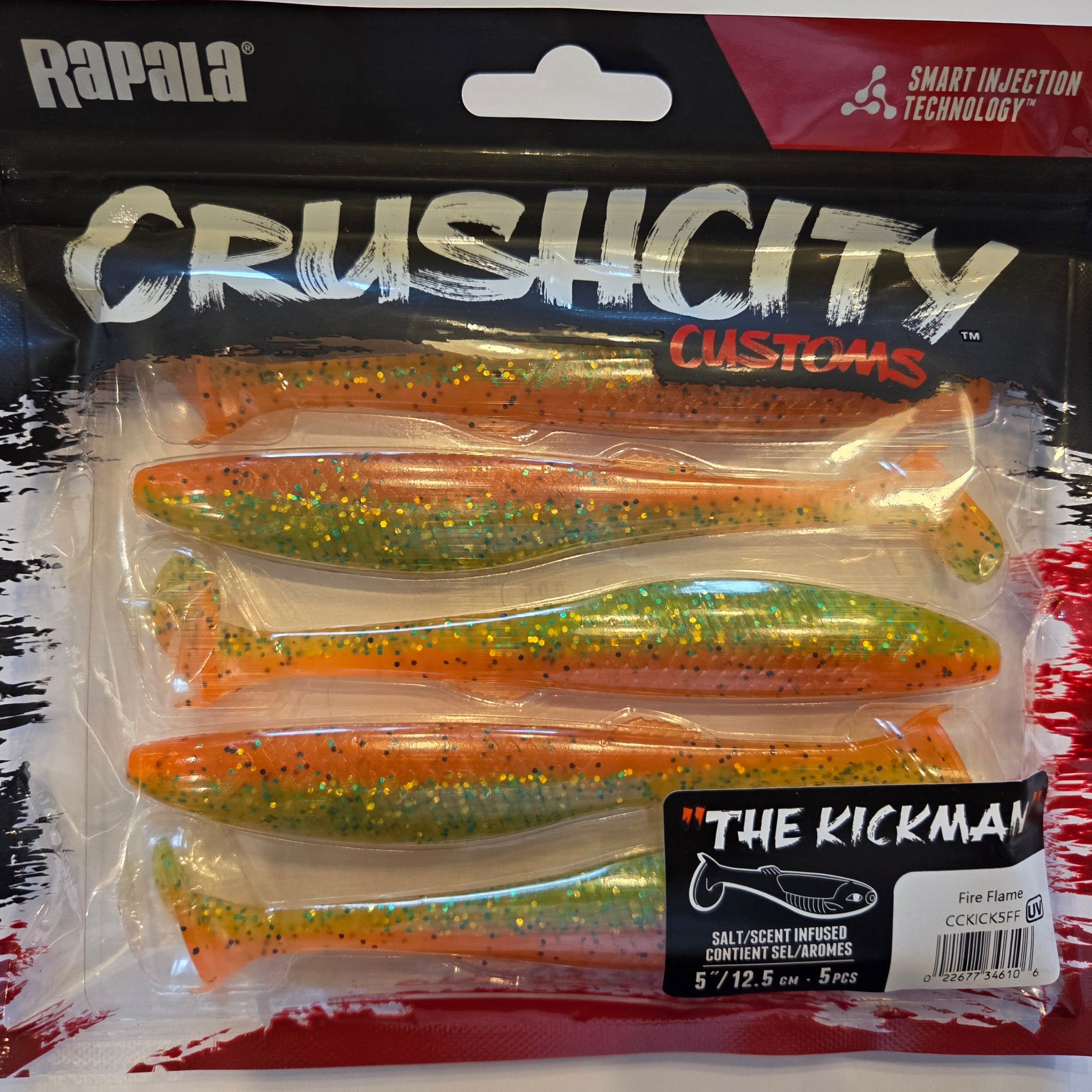 Rapala Crushcity "The Kickman"  5"/12,5 cm Fire Flame