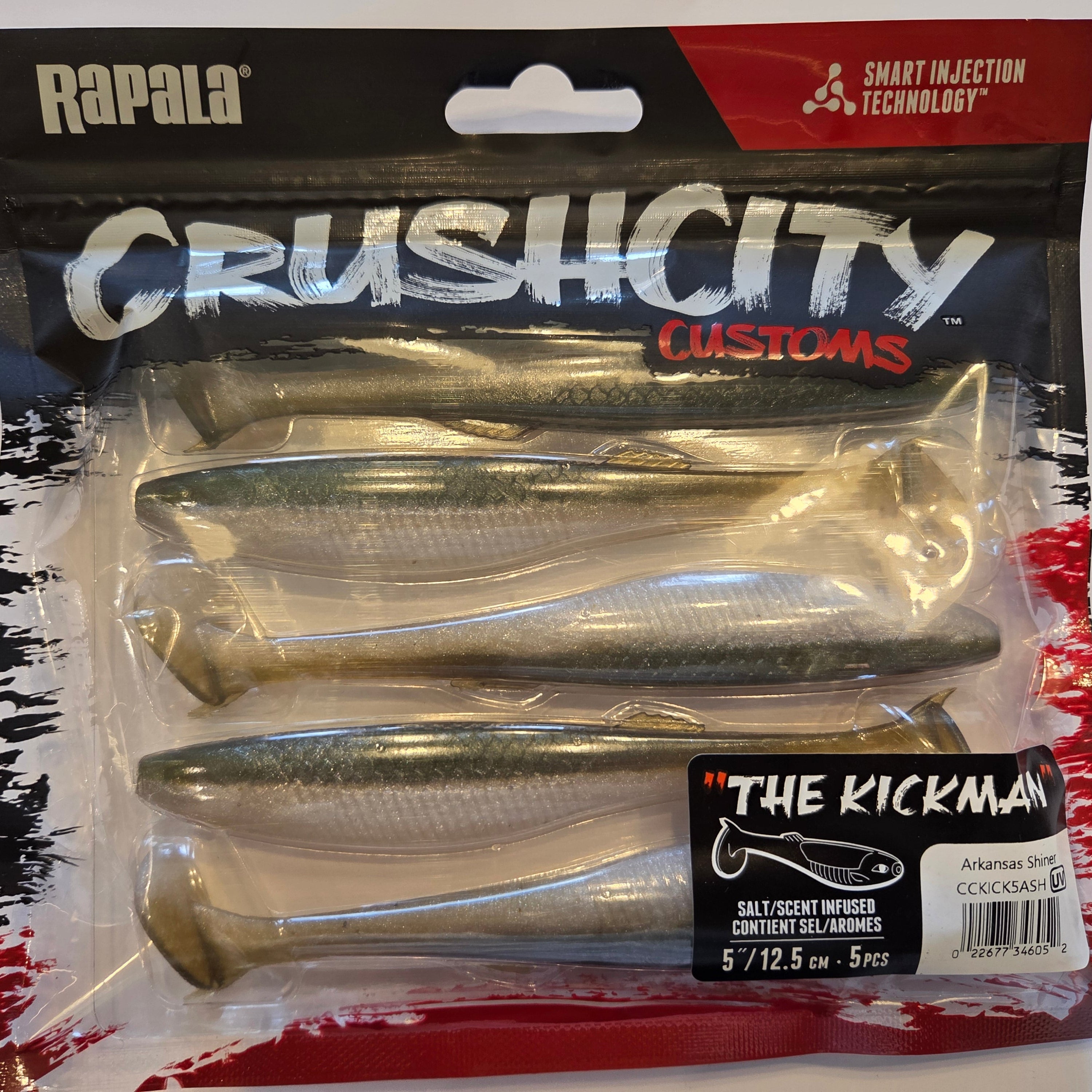 Rapala Crushcity "The Kickman"  5"/12,5 cm Arkansas Shiner