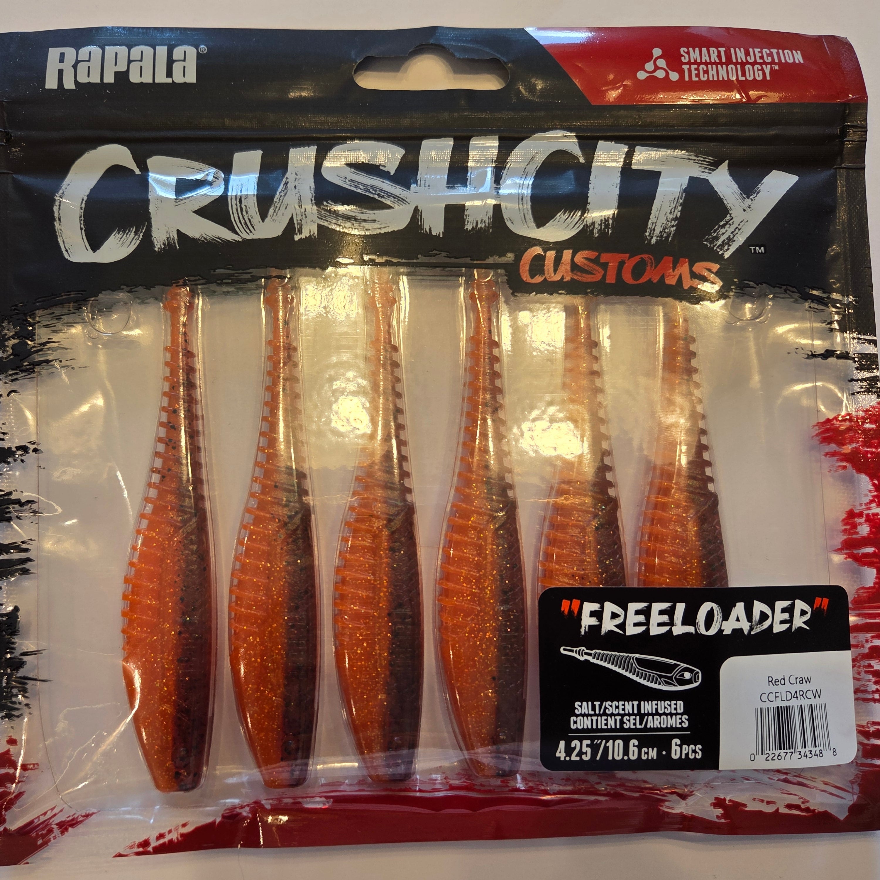 Rapala Crushcity "Freeloader"  4,25/10,6 cm Red Craw