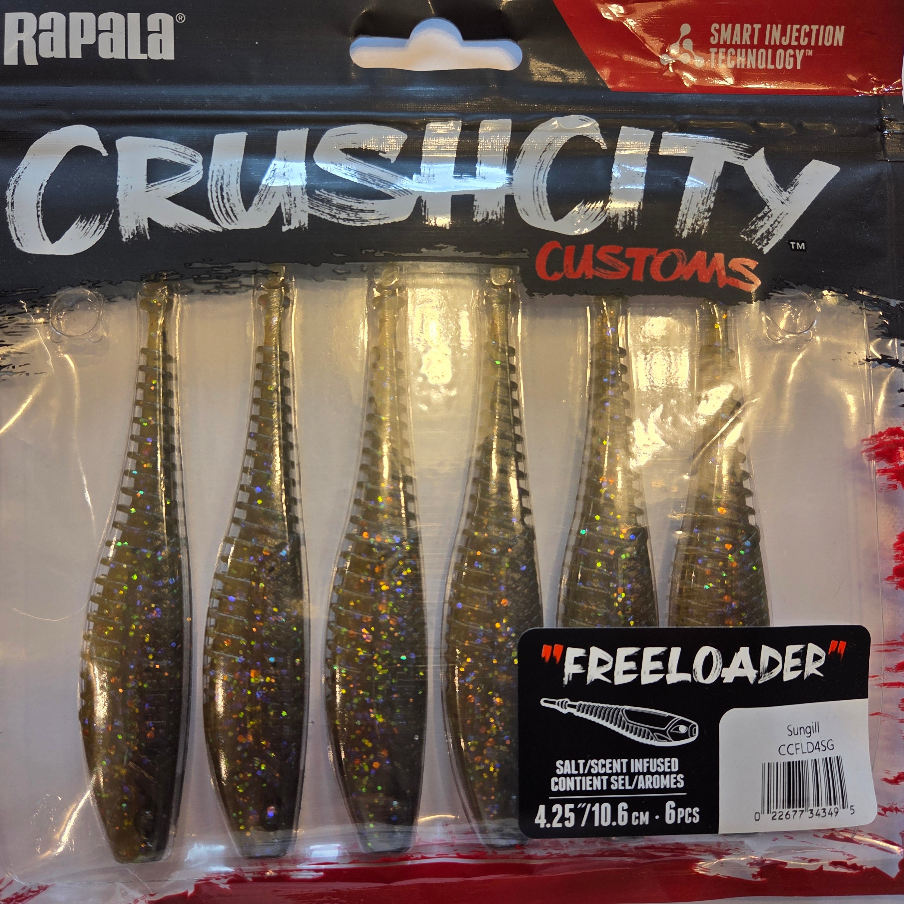 Rapala Crushcity "Freeloader"  4,25/10,6 cm Sungill