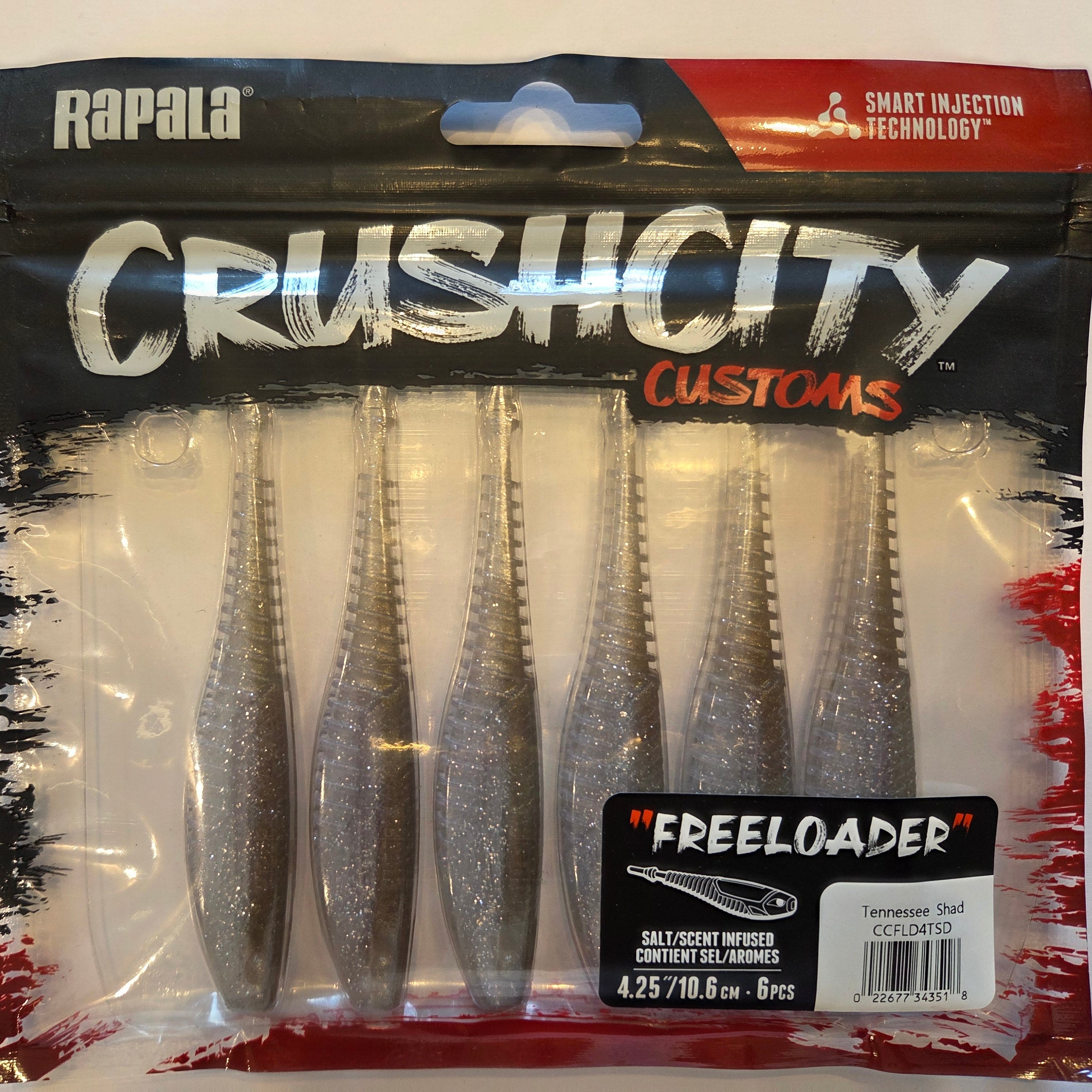 Rapala Crushcity "Freeloader"  4,25/10,6 cm Tennessee Shad