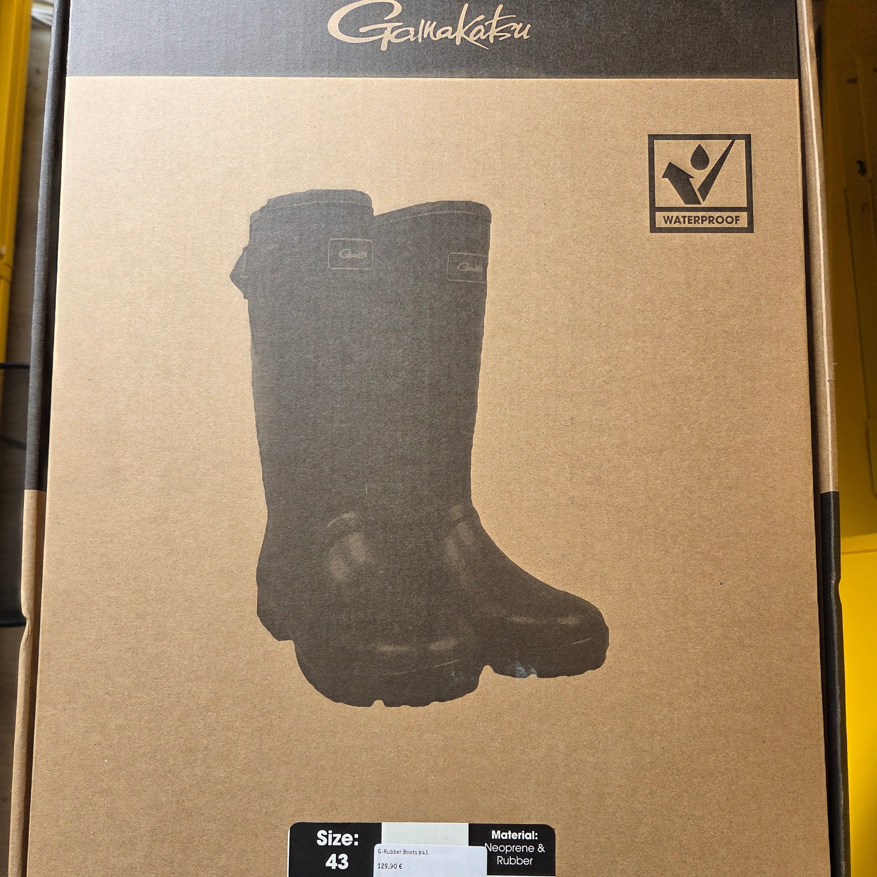 Gamakatsu Neopren & Gummistiefel Gr. 43 schwarz hoch