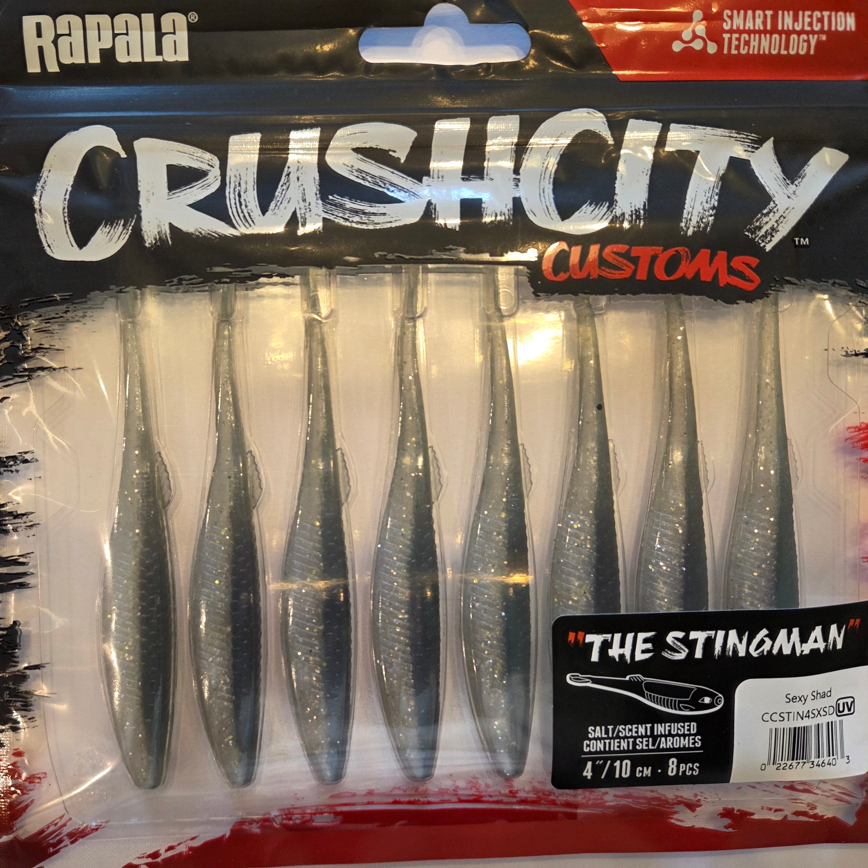 Rapala Crushcity "The Stingman" 4"/10 cm Sexy Shad