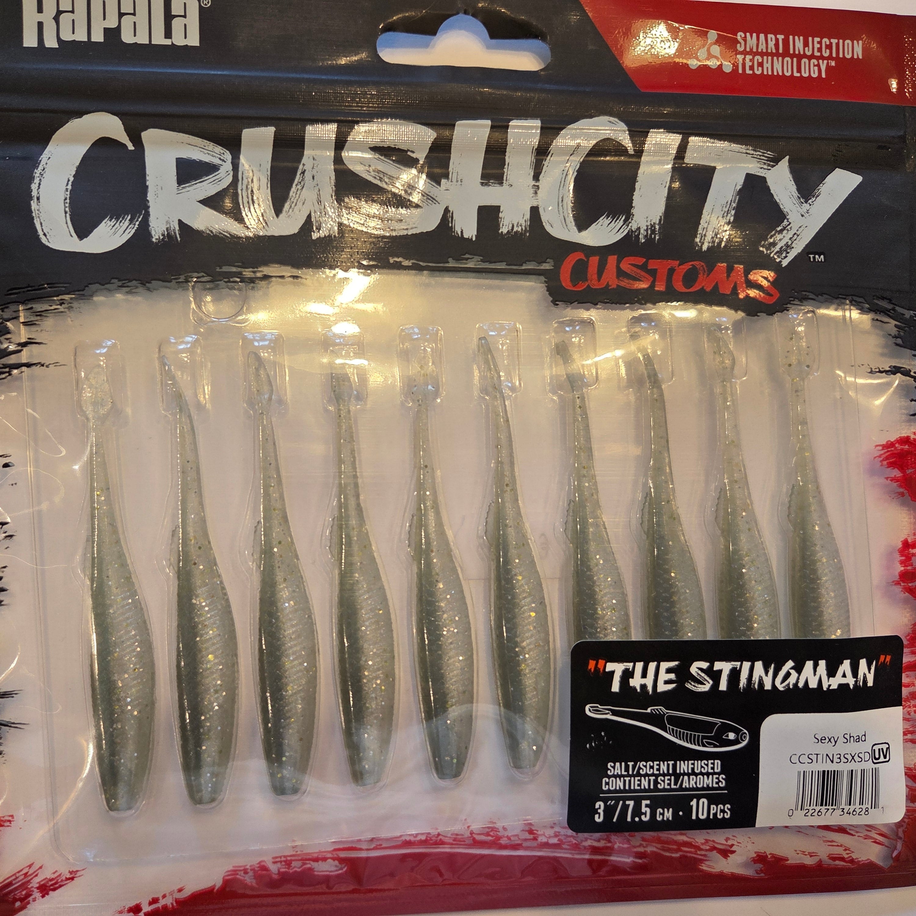 Rapala Crushcity "The Stingman" 3"/7,5 cm Sexy Shad